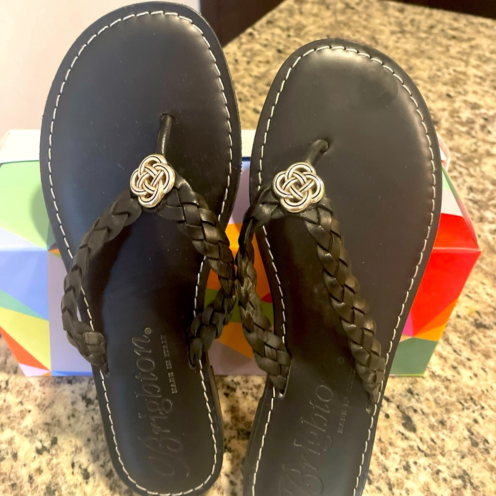 Brighton black sandals size 9! Never worn!
